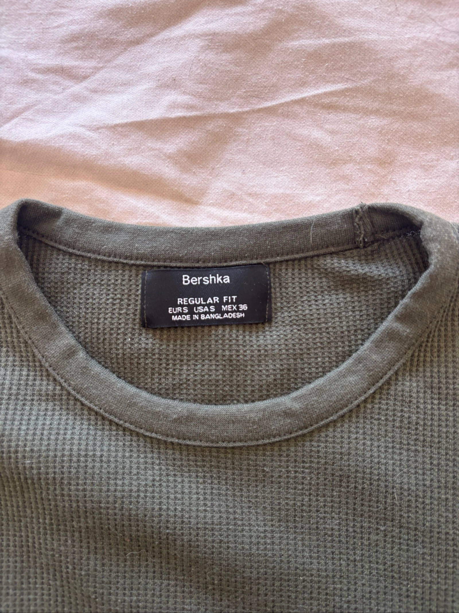 T-shirt vert à manches courtes – photo 2